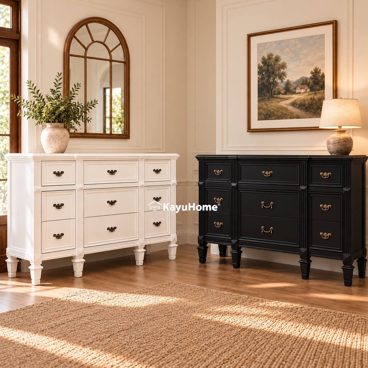 Chest English Cabinet Solid Wood — official KayuHome catalogue image