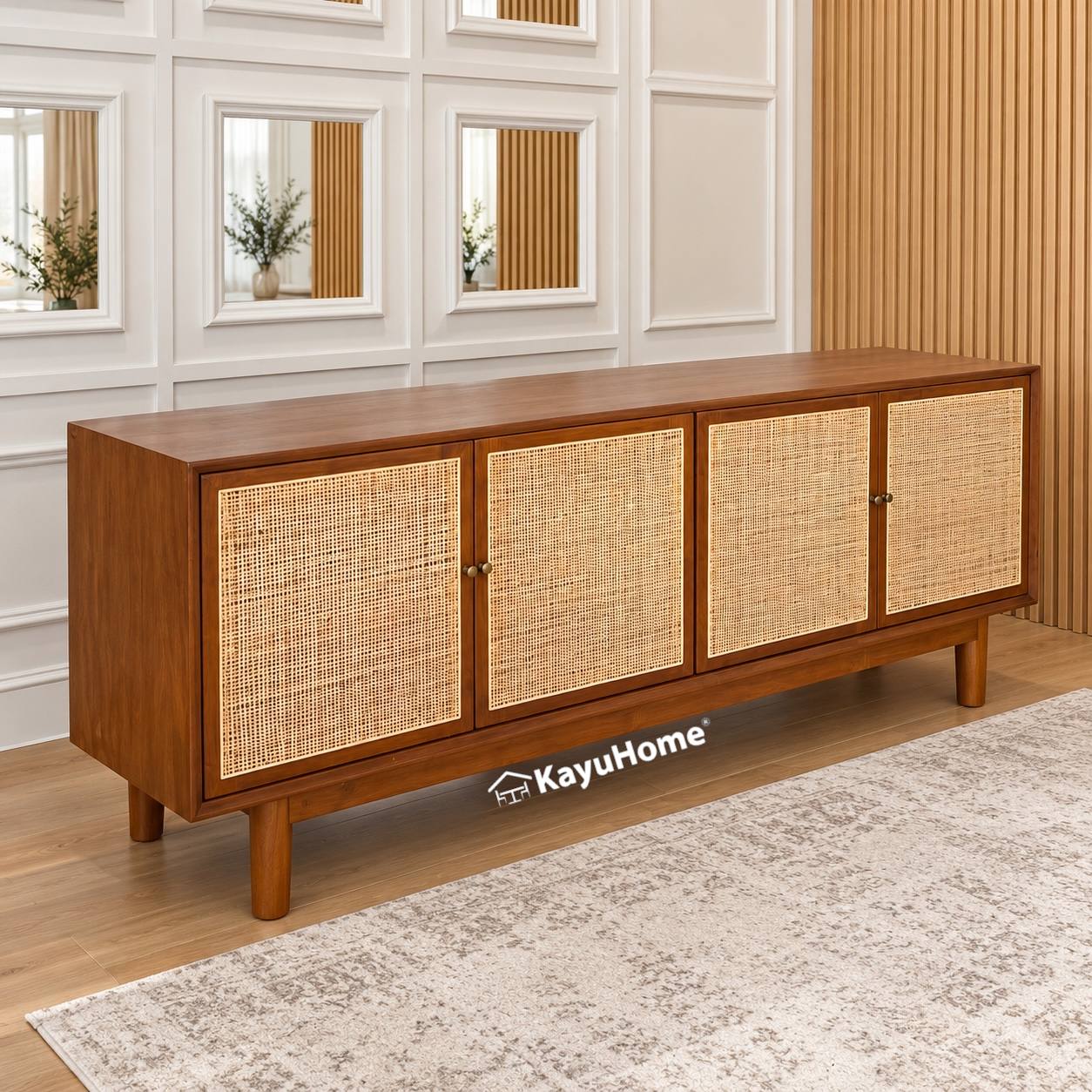 Serena Rattan Cabinet — official KayuHome catalogue image